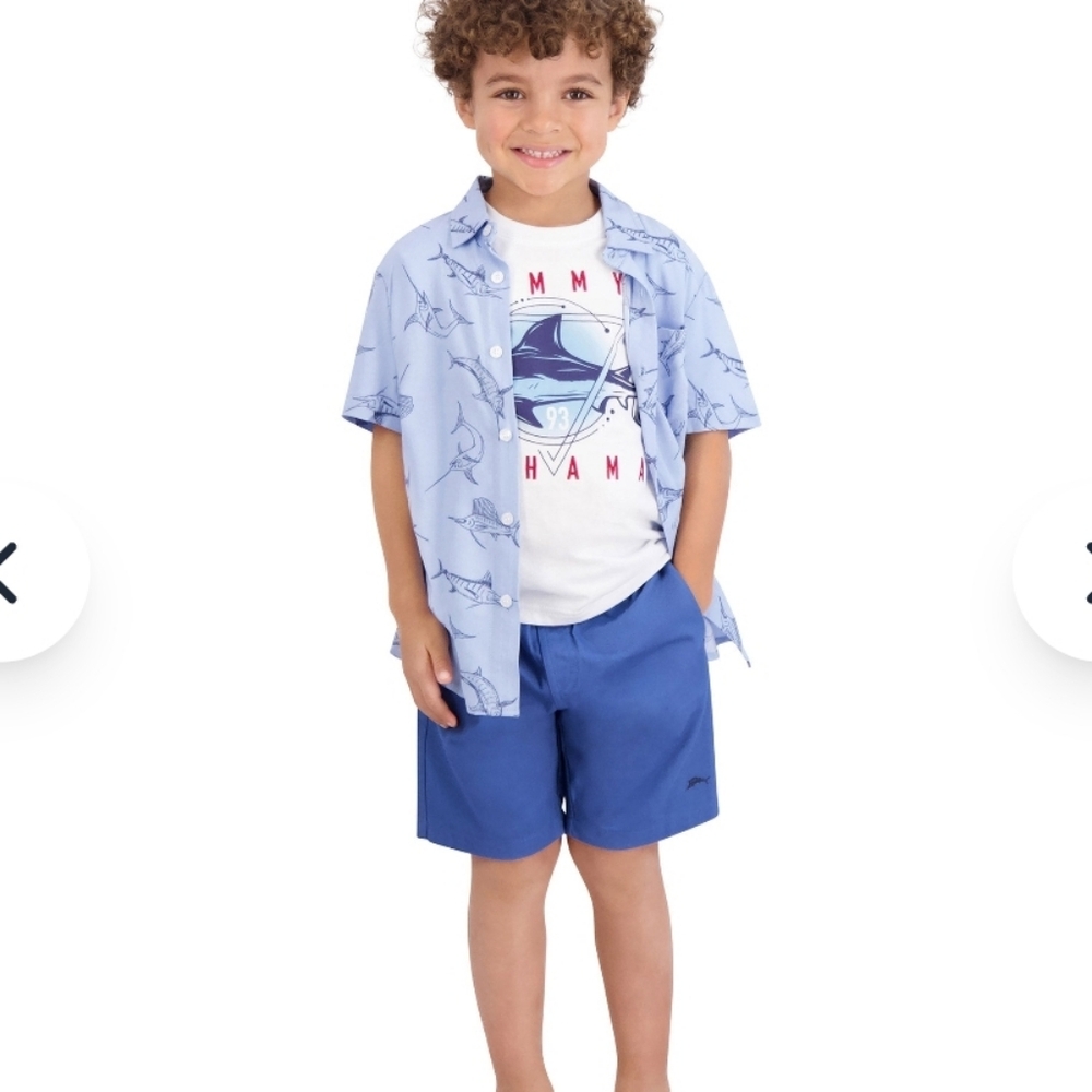 Tommy Bahama Kids  Boys Shirts Shorts' 3-Piece Set Nwt